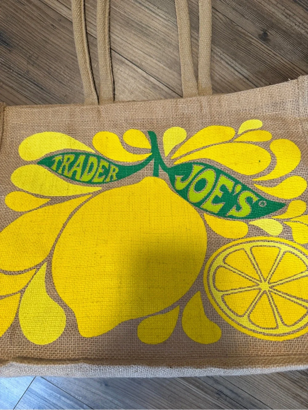Trader JoeS carrying playful lemon